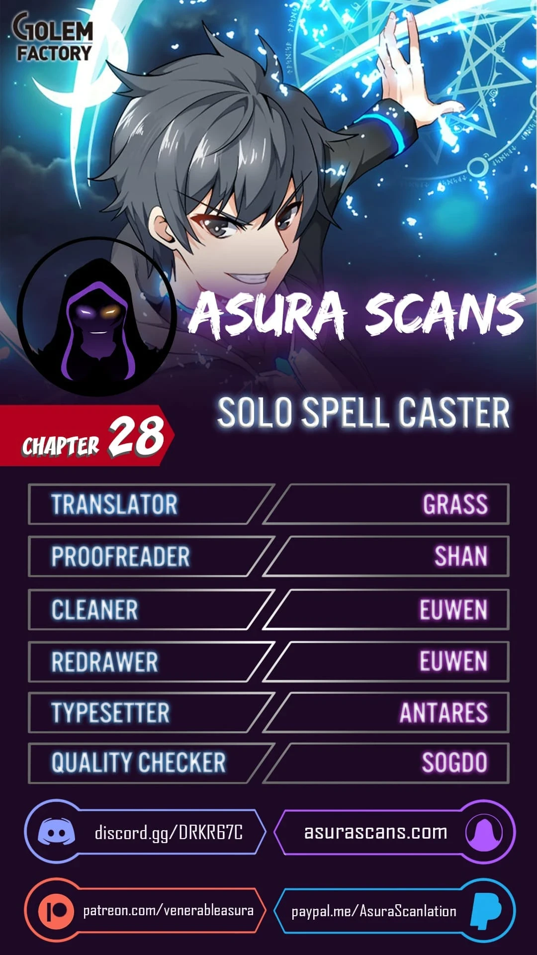 Solo Spell Caster chapter 28 page 1