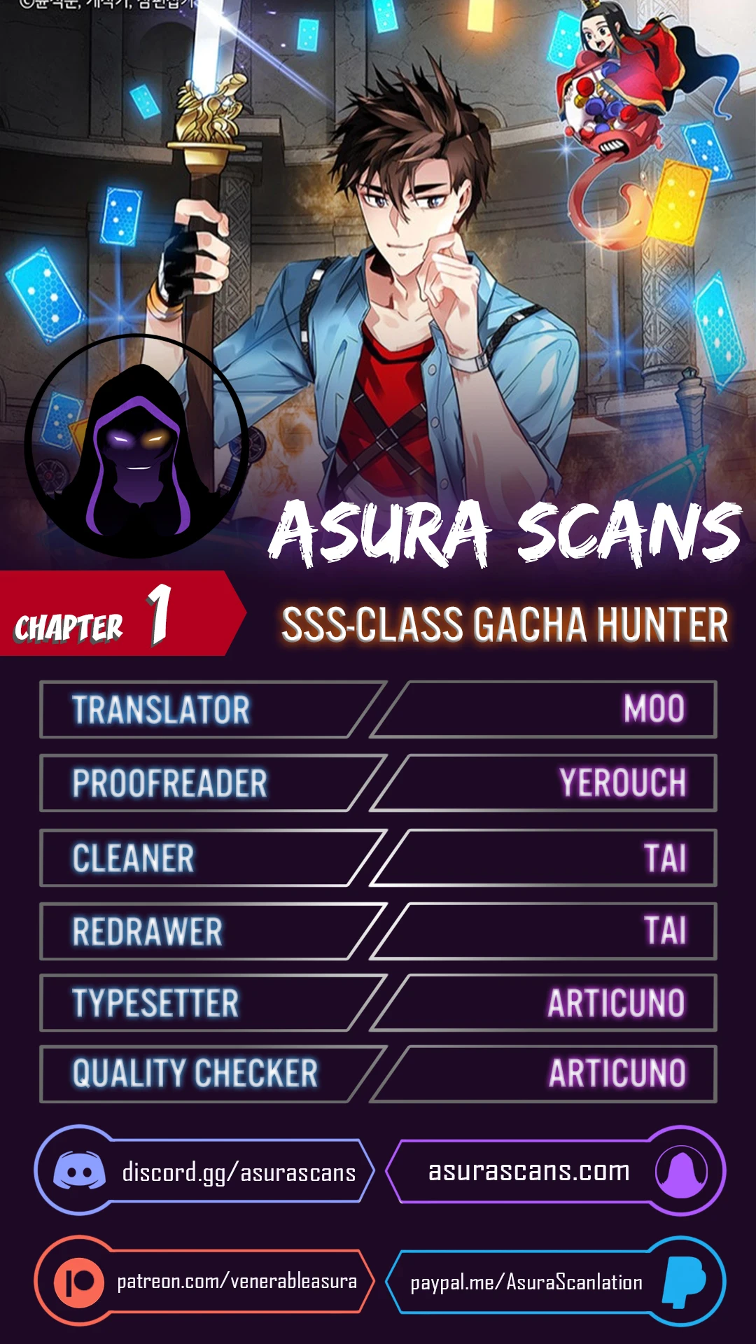 SSS-Class Gacha Hunter chapter 1 page 1