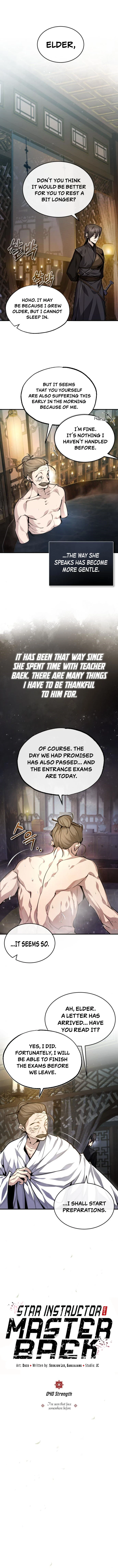 Star Instructor, Master Baek chapter 40 page 1