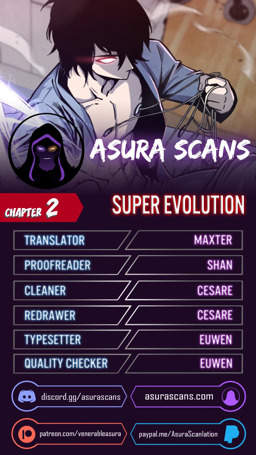 Super Evolution chapter 2 page 1