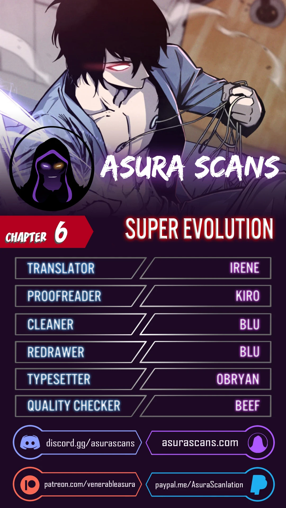 Super Evolution chapter 6 page 1