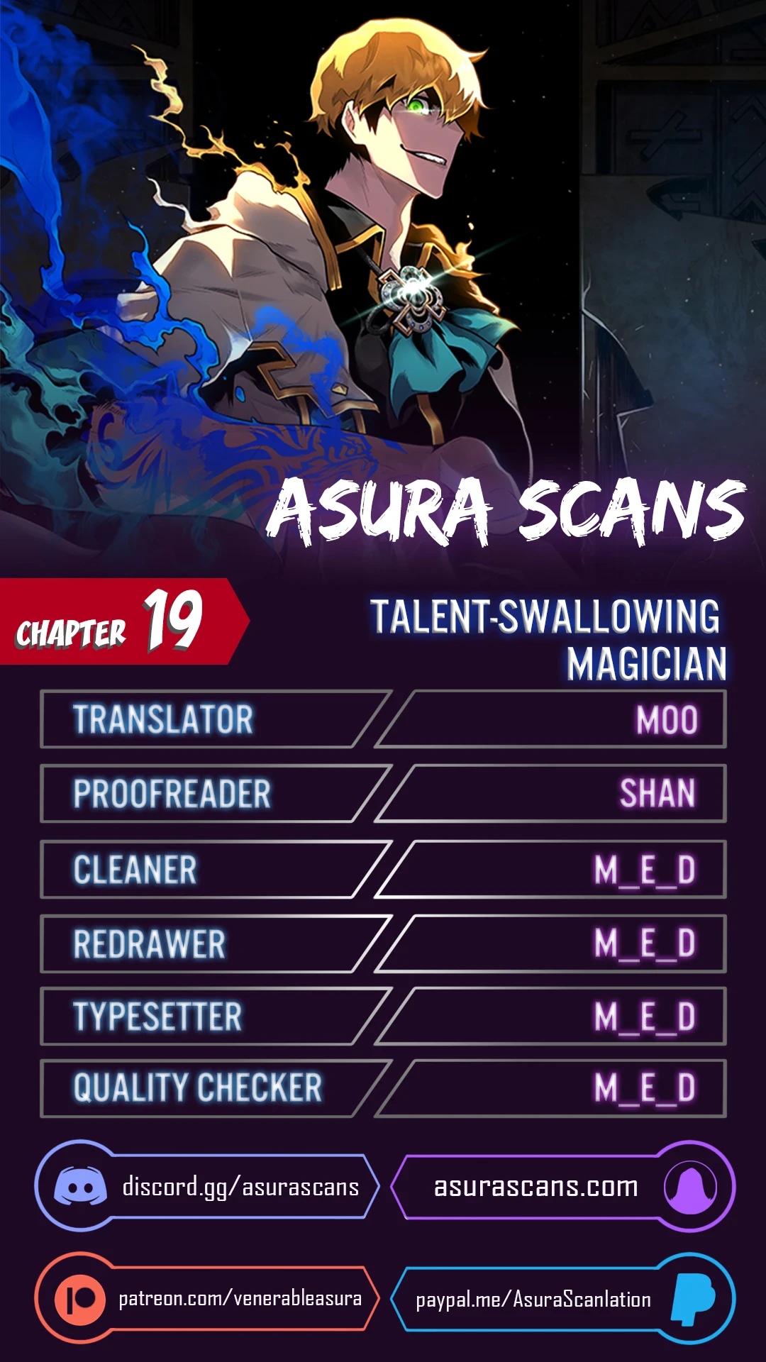 Talent Swallowing Magician chapter 19 page 1