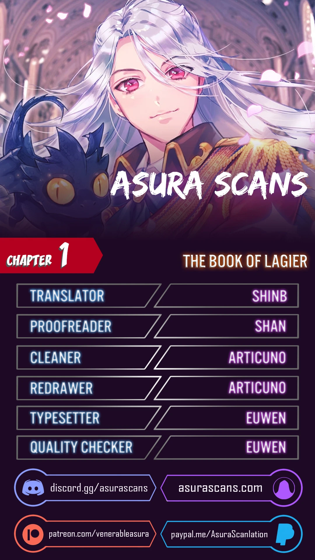 The Book of Lagier chapter 1 page 1