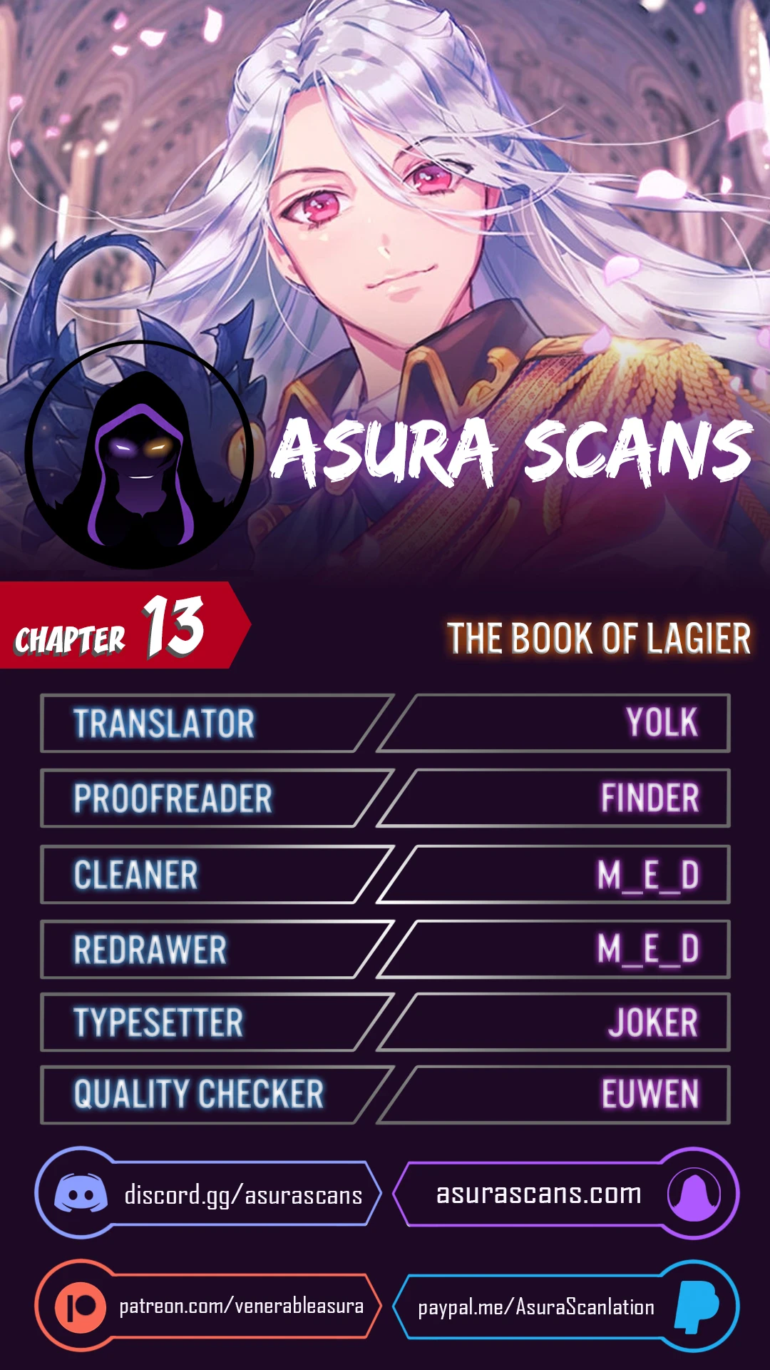 The Book of Lagier chapter 13 page 1