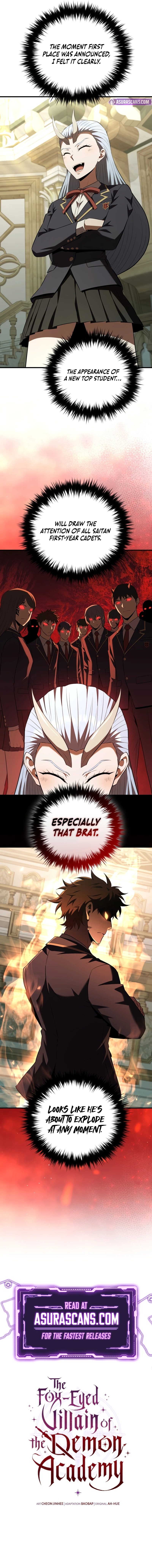 The Fox-Eyed Villain of the Demon Academy chapter 58 page 12