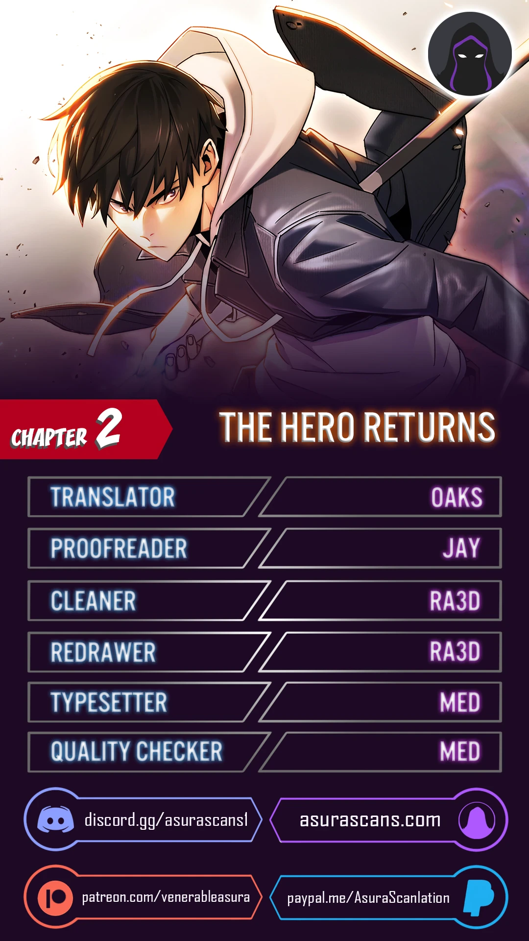 The Hero Returns chapter 2 page 1
