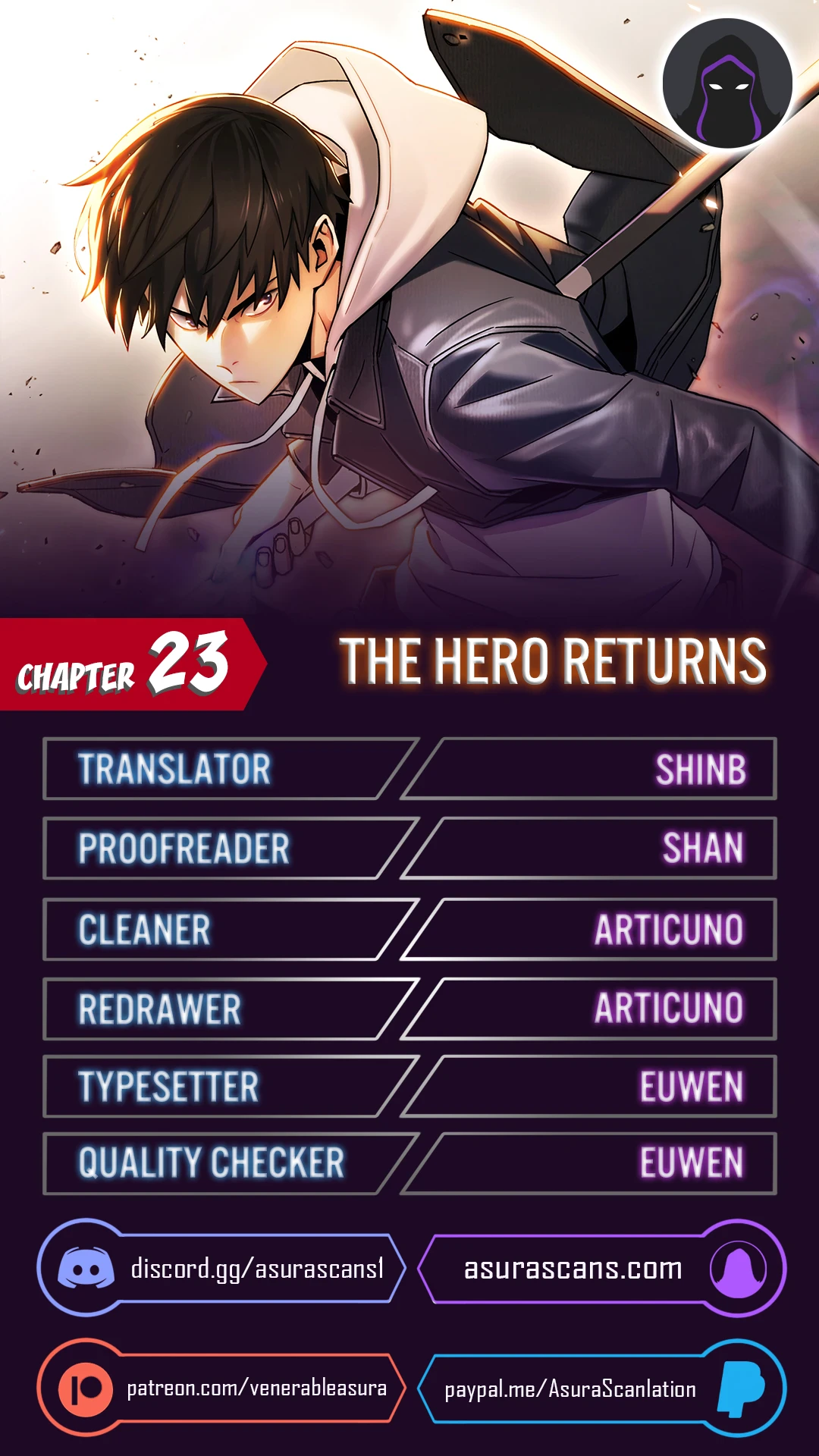 The Hero Returns chapter 23 page 1