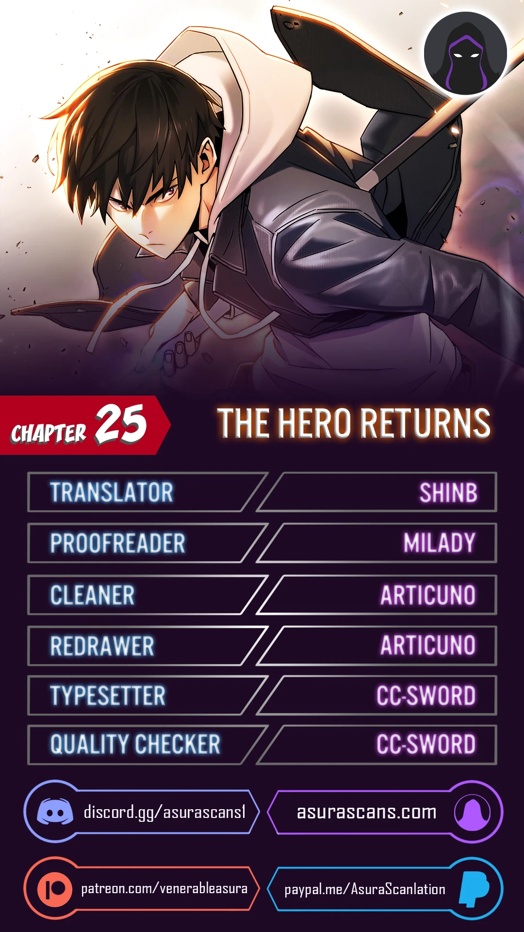 The Hero Returns chapter 25 page 1