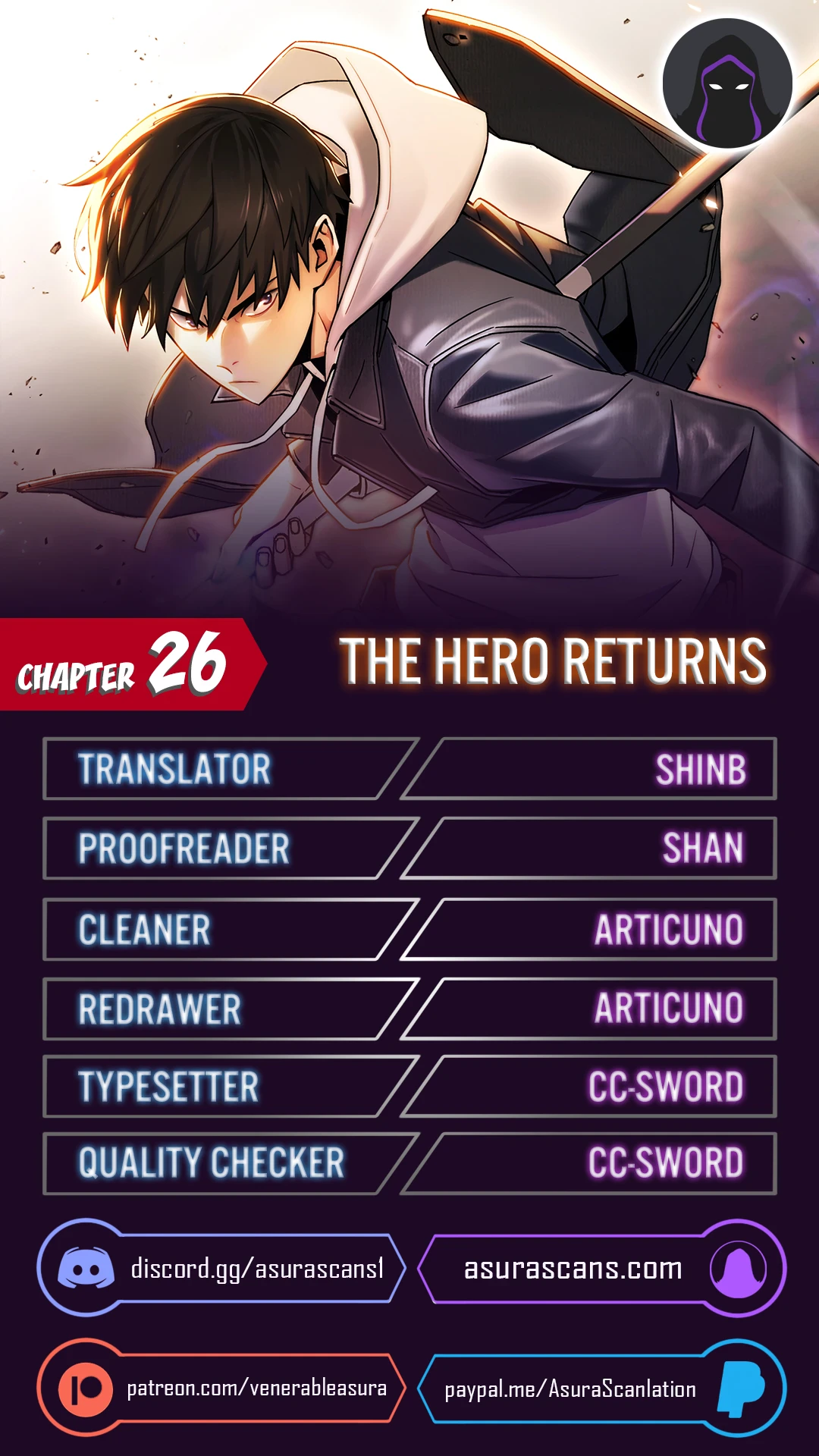 The Hero Returns chapter 26 page 1