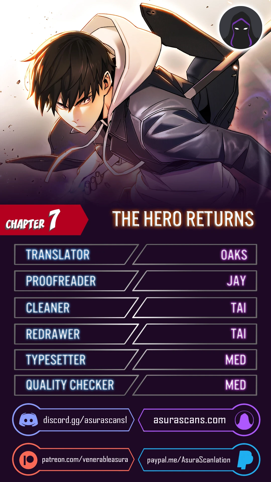 The Hero Returns chapter 7 page 1