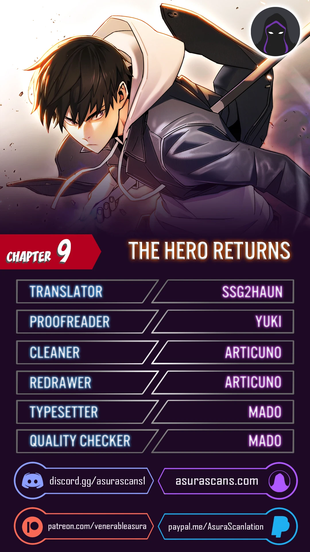 The Hero Returns chapter 9 page 1