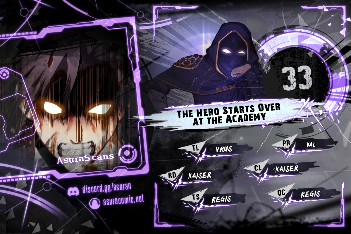 The Hero Starts Over at the Academy chapter 33 page 1
