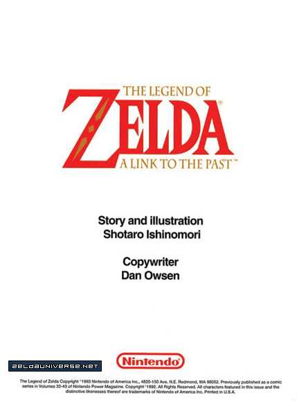 The Legend of Zelda: A Link to the Past Chapter 1 page 3