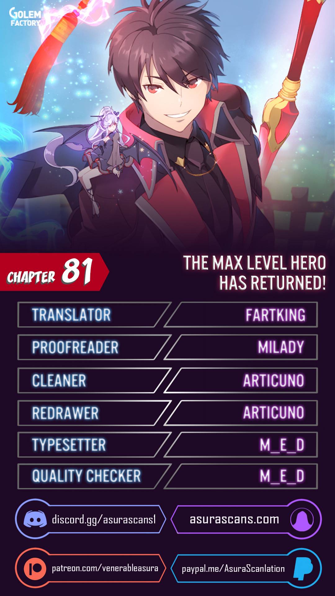 The Max Level Hero has Returned! chapter 81 page 1
