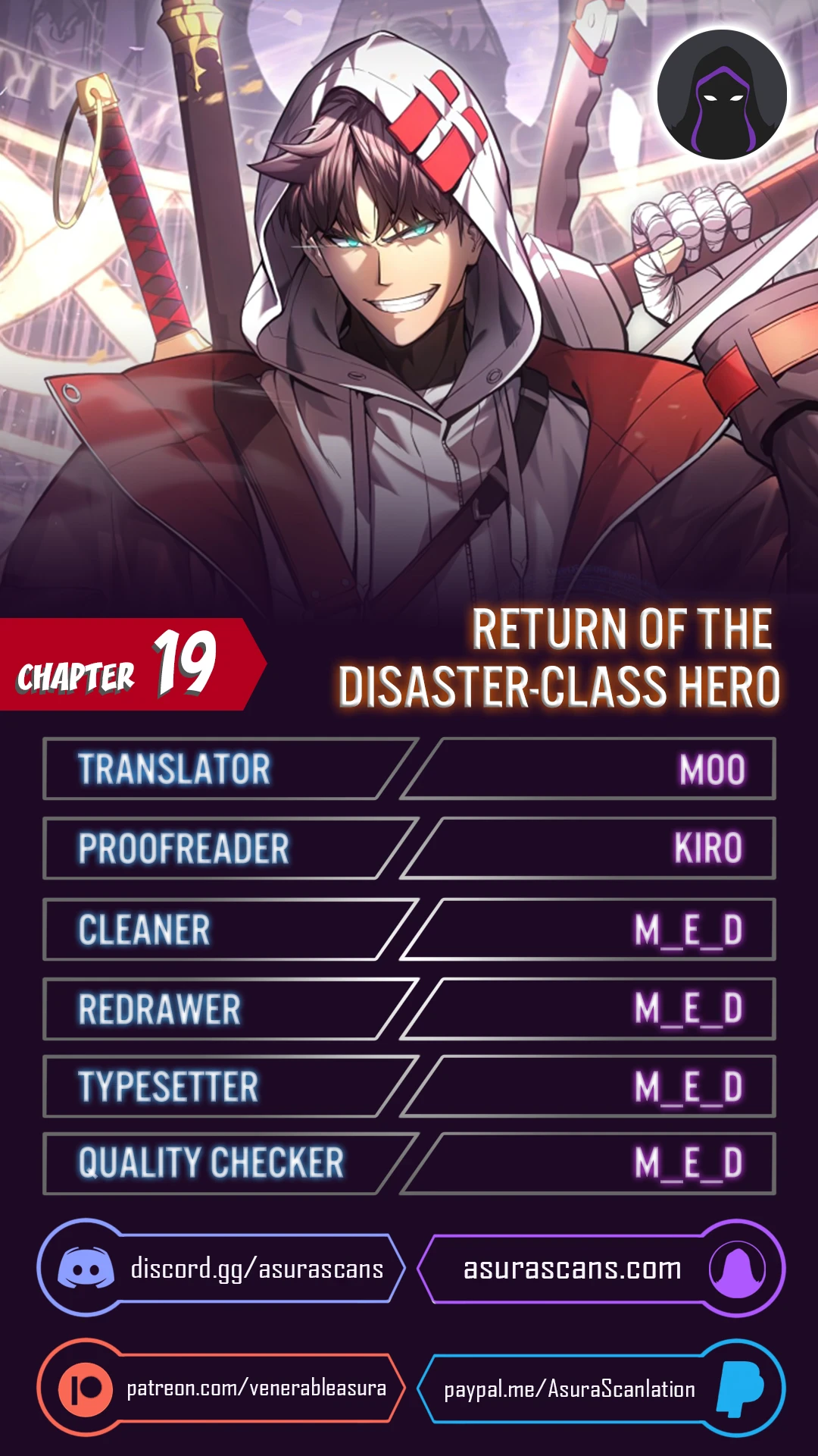 The Return of the Disaster-Class Hero chapter 19 page 1
