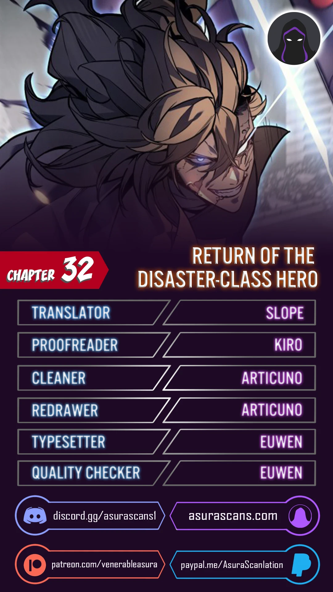 The Return of the Disaster-Class Hero chapter 32 page 1