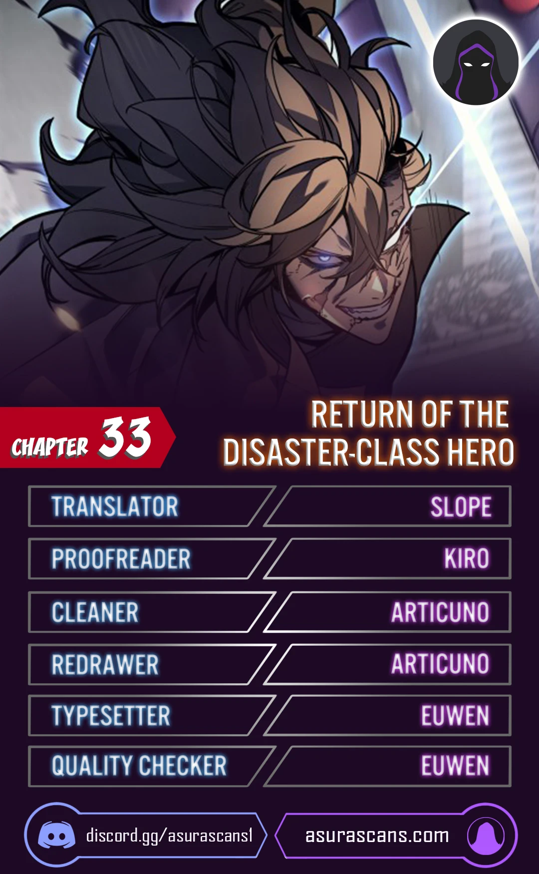 The Return of the Disaster-Class Hero chapter 33 page 1
