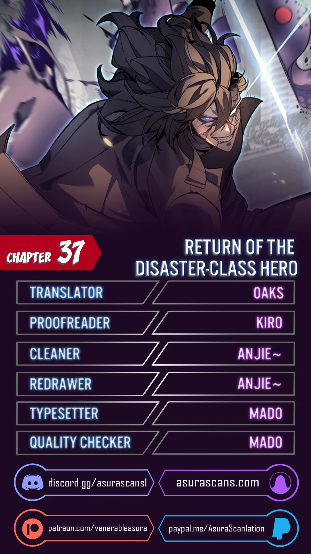 The Return of the Disaster-Class Hero chapter 37 page 1