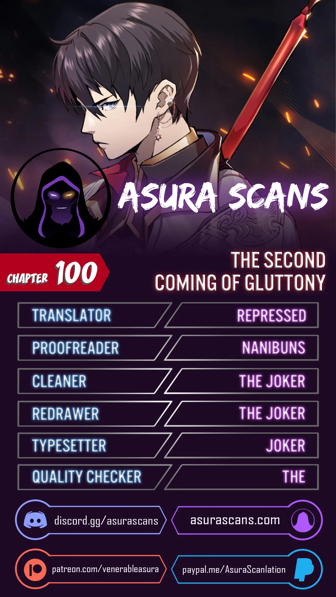 The Second Coming of Gluttony chapter 100 page 1