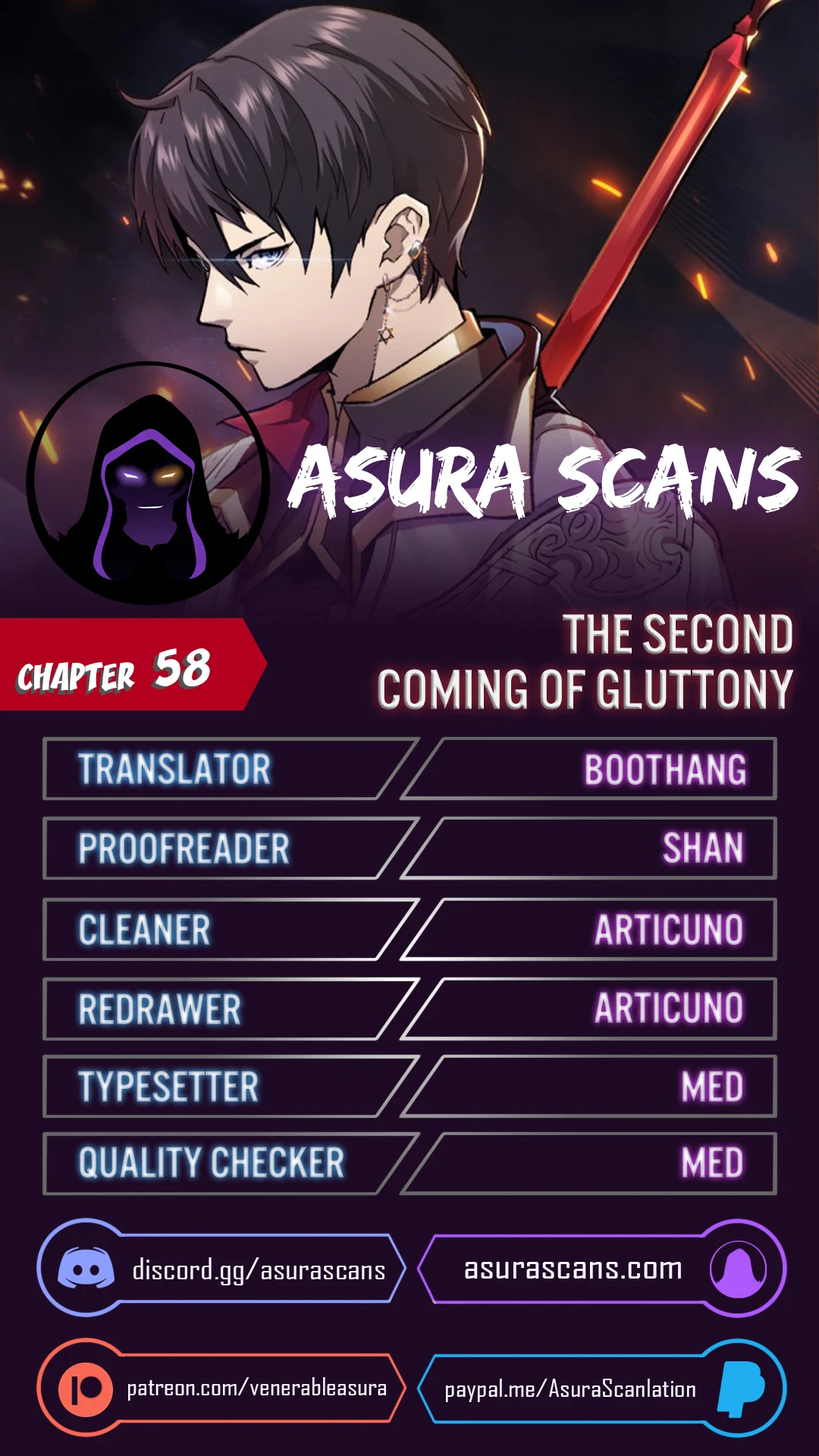 The Second Coming of Gluttony chapter 58 page 1
