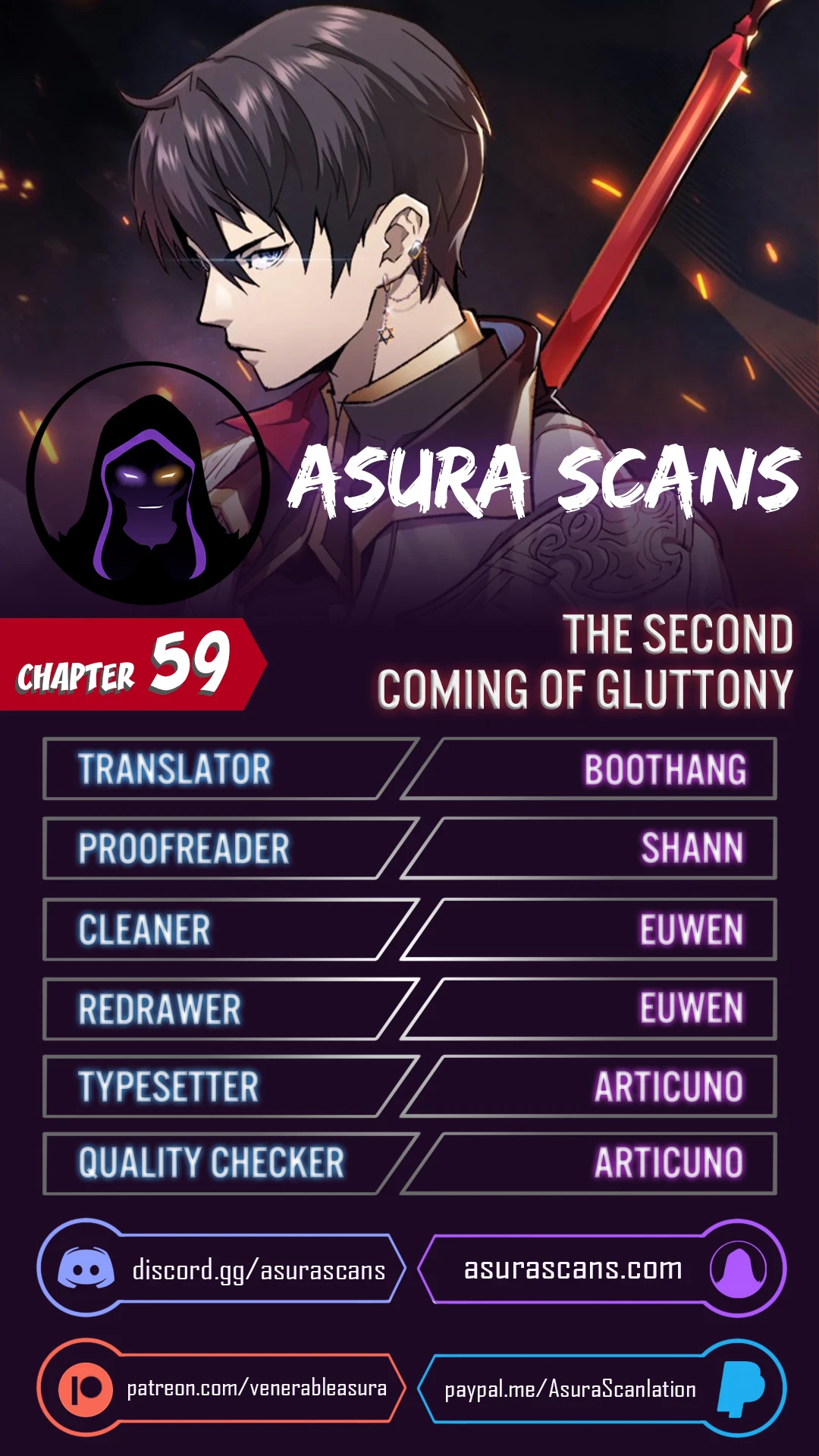 The Second Coming of Gluttony chapter 59 page 1