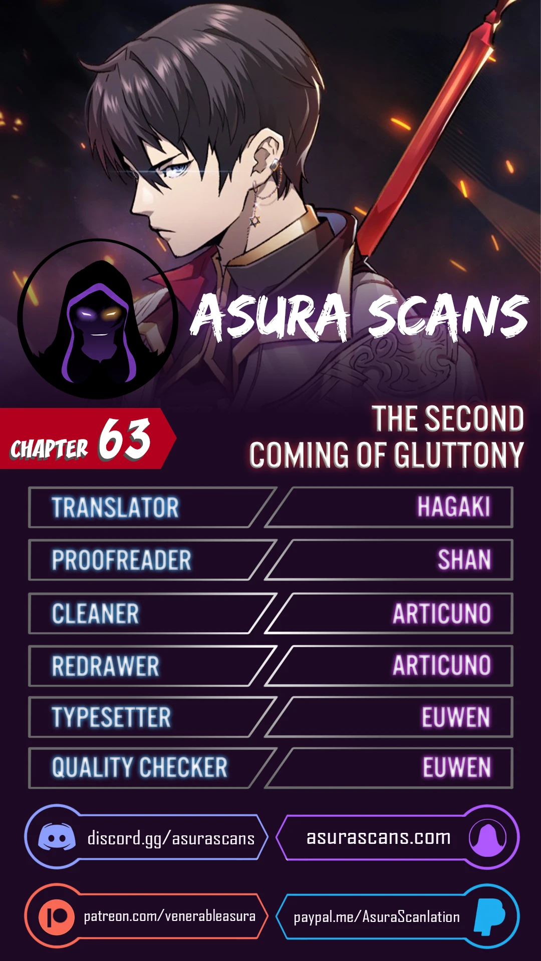 The Second Coming of Gluttony chapter 63 page 1