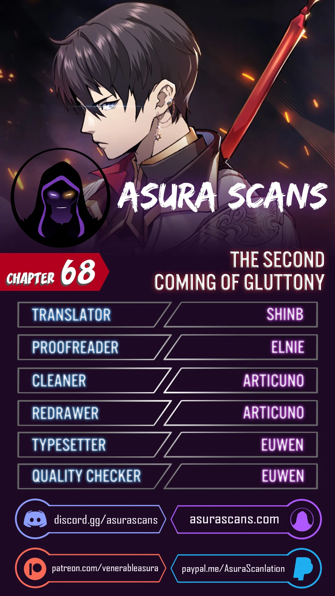 The Second Coming of Gluttony chapter 68 page 1
