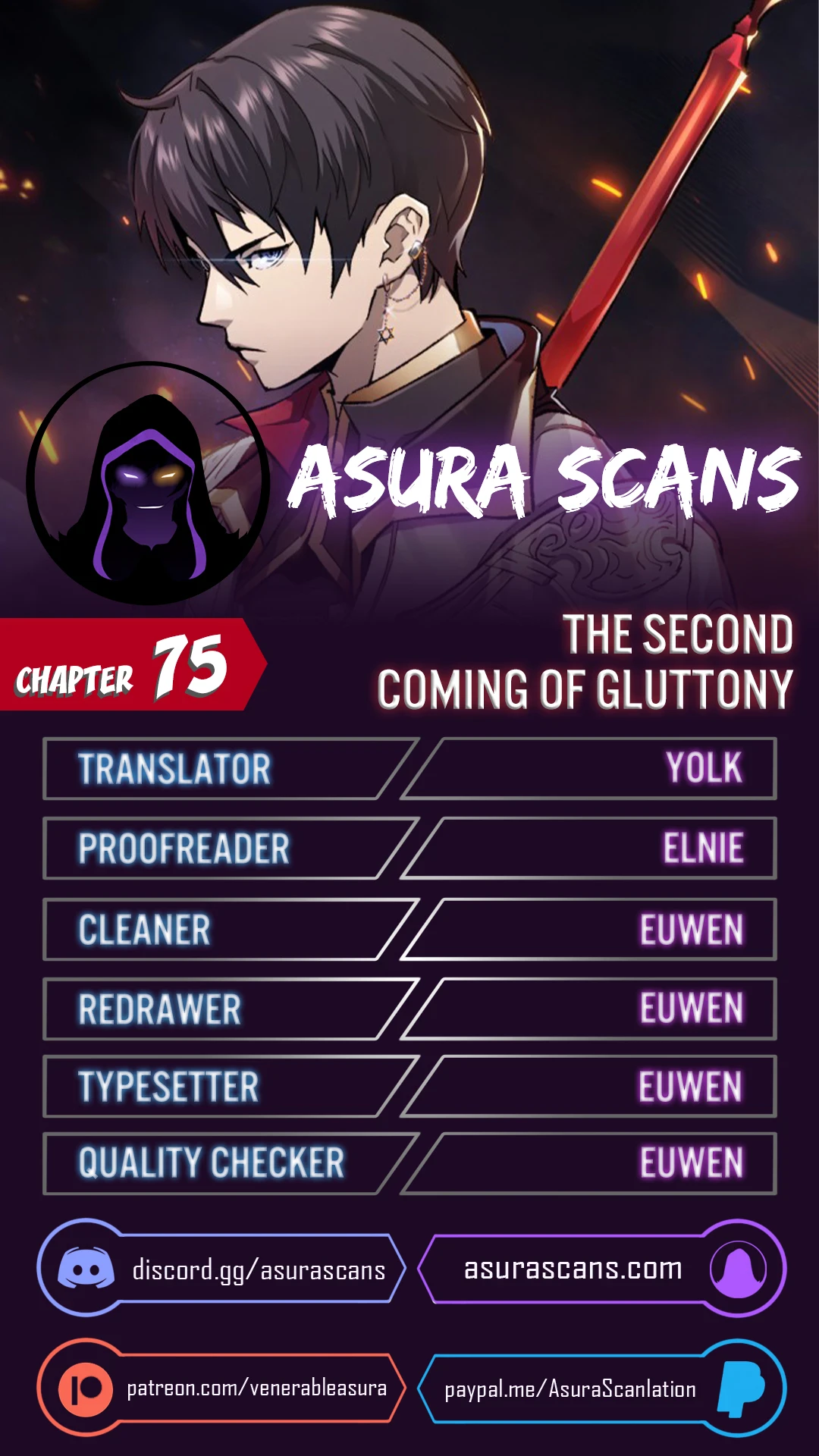 The Second Coming of Gluttony chapter 75 page 1