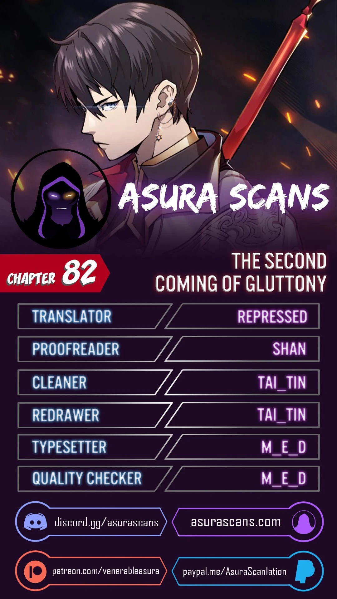 The Second Coming of Gluttony chapter 82 page 1