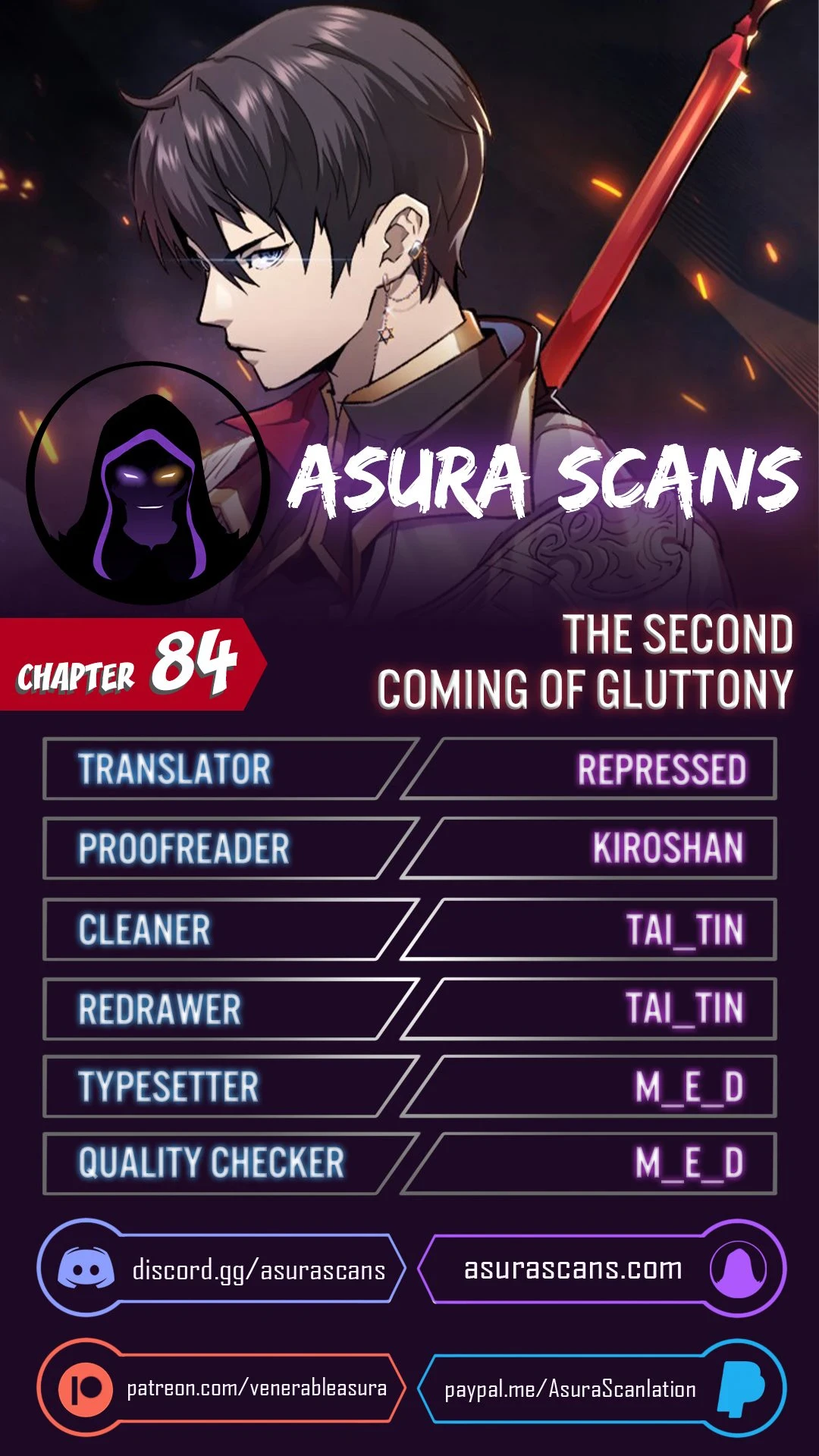 The Second Coming of Gluttony chapter 84 page 1