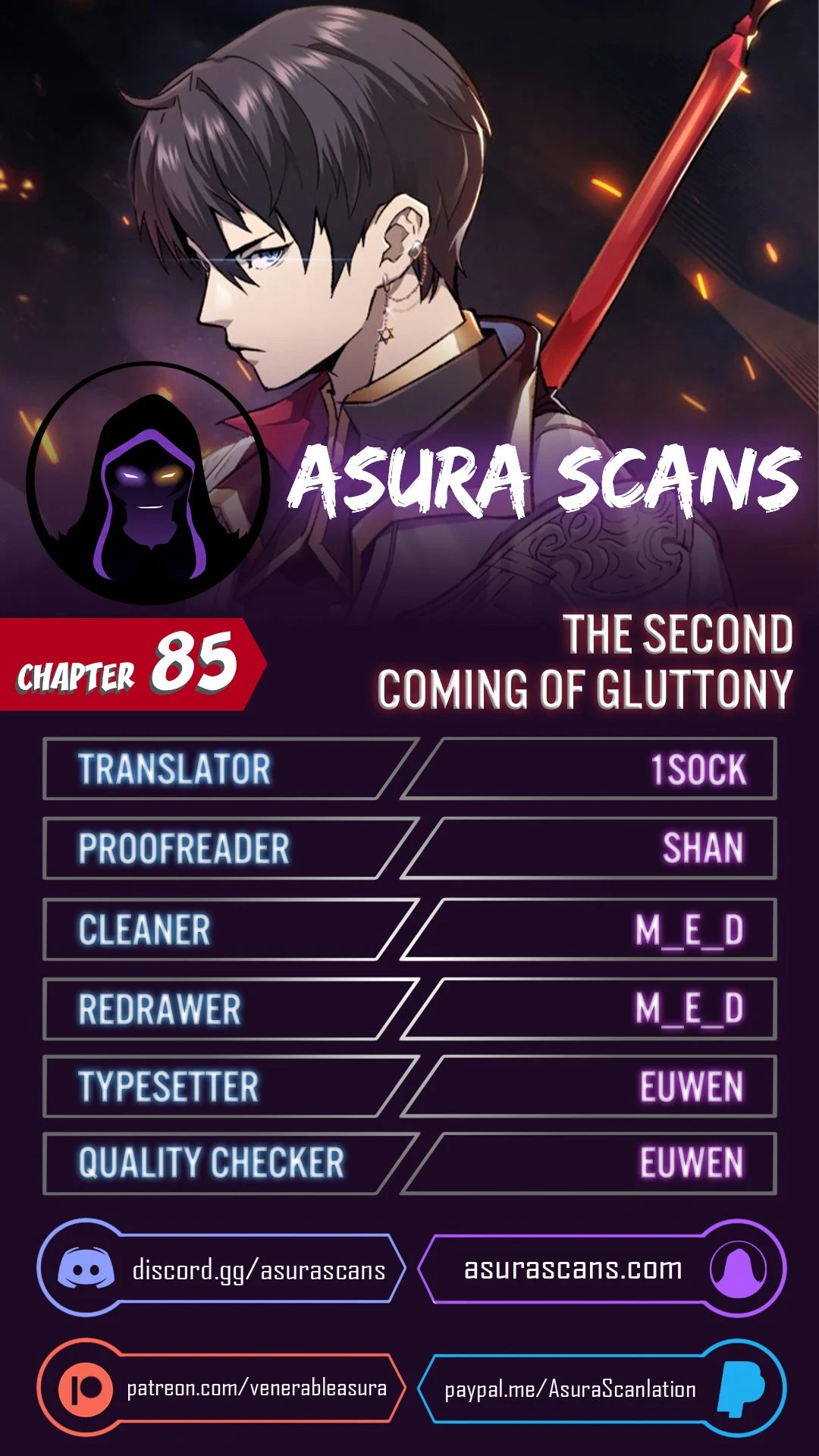 The Second Coming of Gluttony chapter 85 page 1
