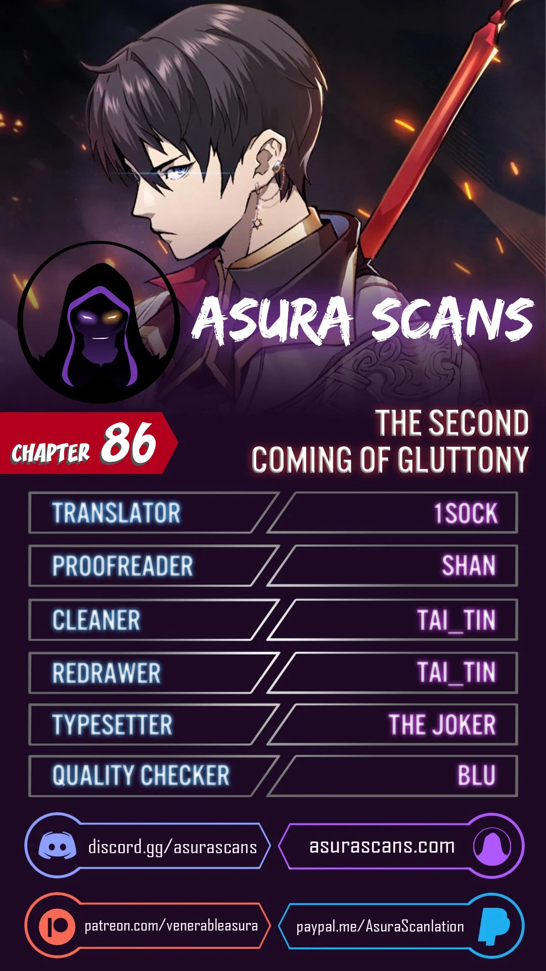 The Second Coming of Gluttony chapter 86 page 1