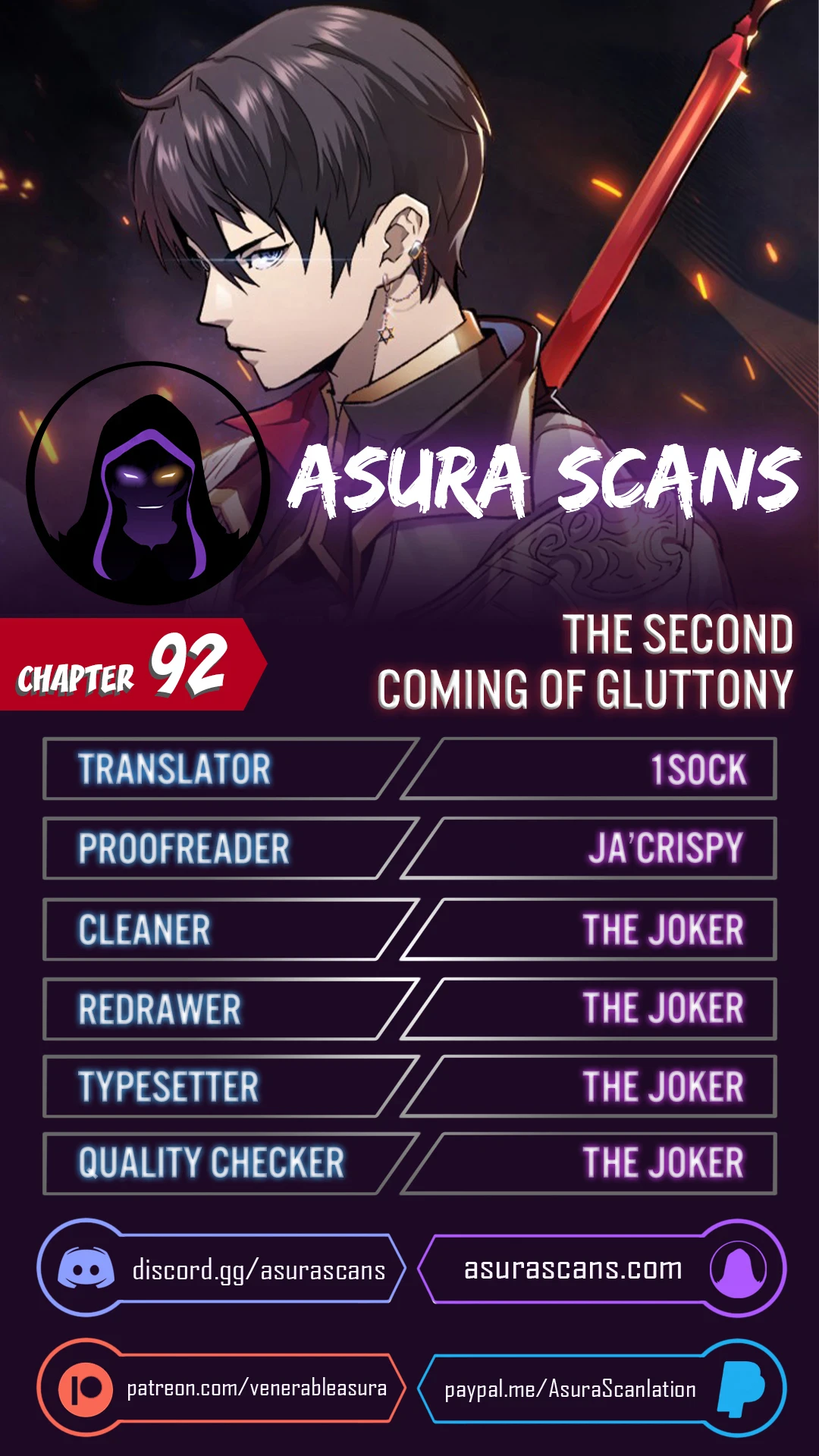 The Second Coming of Gluttony chapter 92 page 1