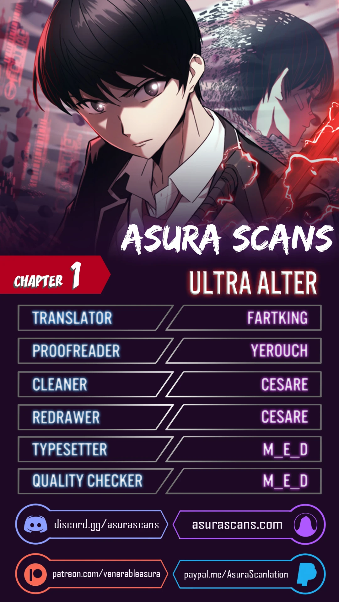 Ultra Alter chapter 1 page 1