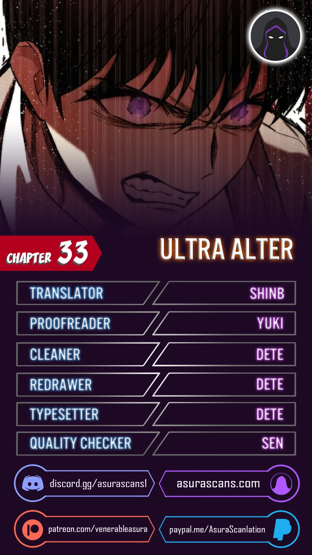 Ultra Alter chapter 33 page 1