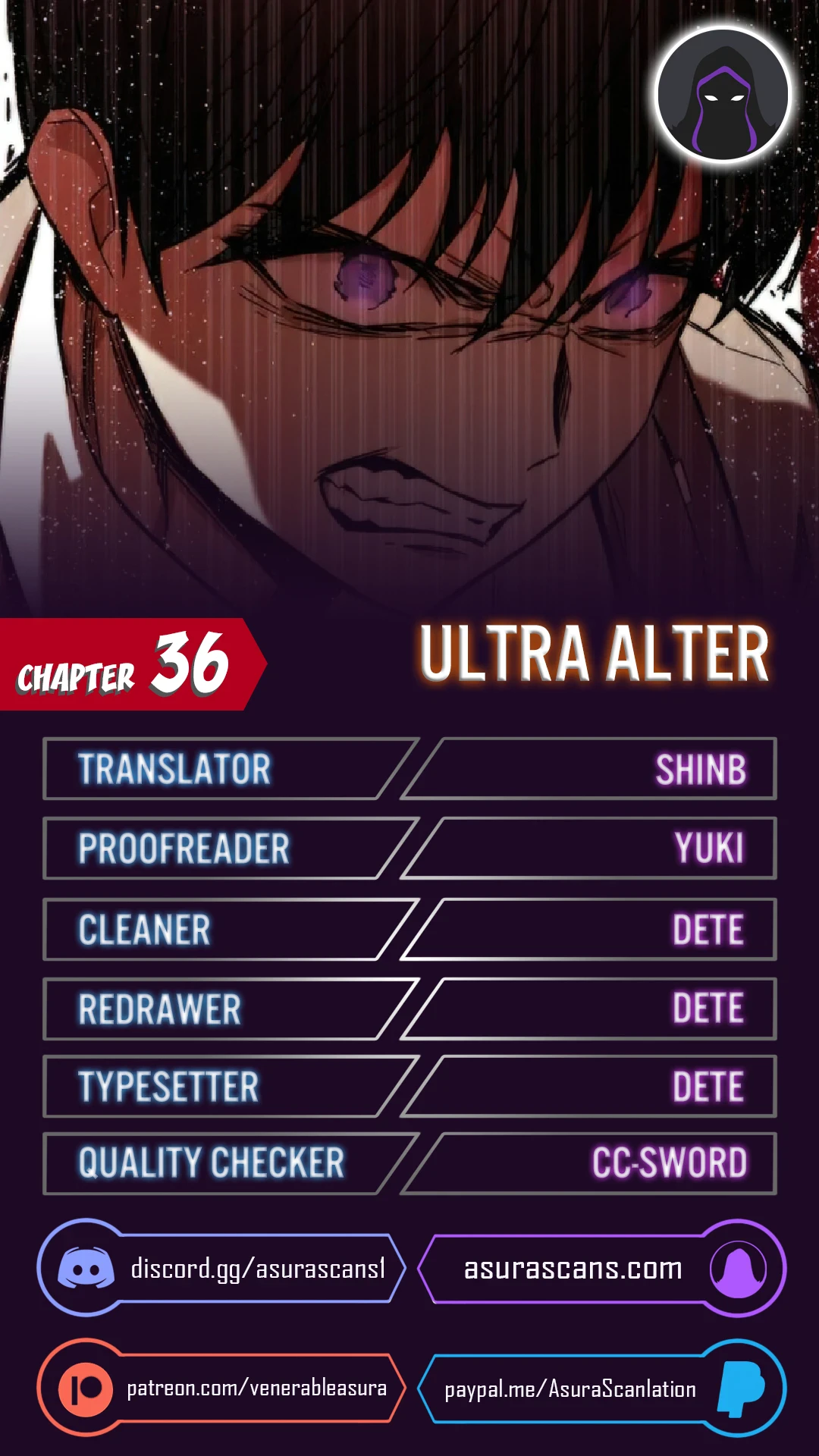 Ultra Alter chapter 36 page 1
