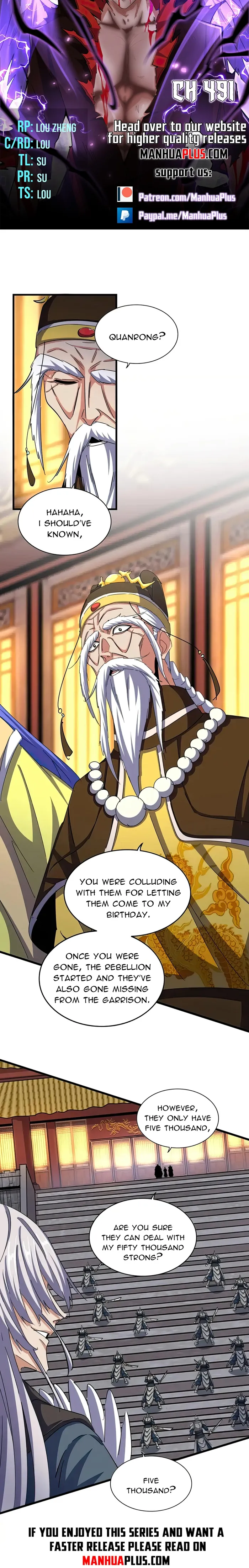Versatile Mage Chapter 491 page 2