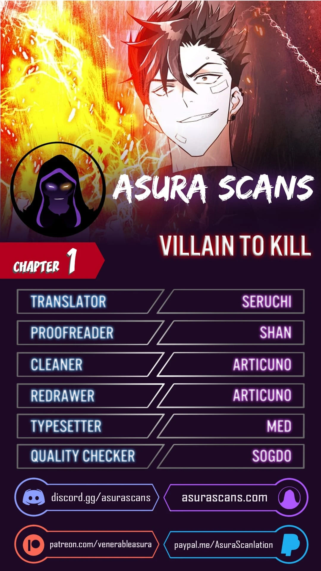 Villain to Kill chapter 1 page 1