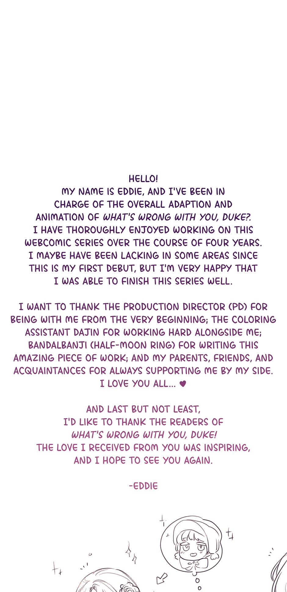 Why Are You Doing This, Duke? Chapter 137 page 64