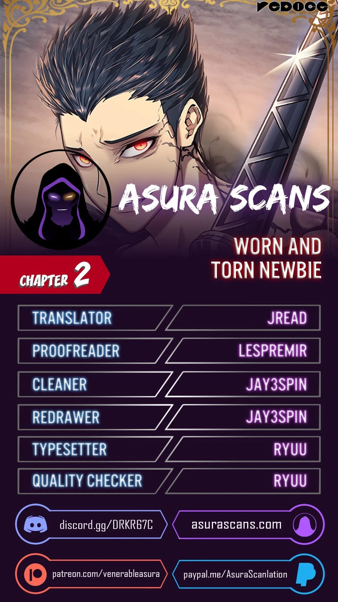 Worn and Torn Newbie chapter 2 page 1